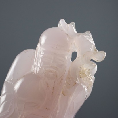 Immortal Shoulao in Rose Quartz