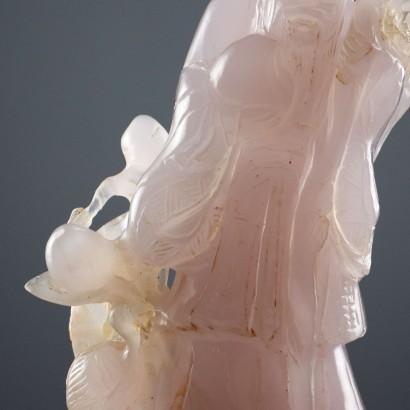 Immortal Shoulao in Rose Quartz