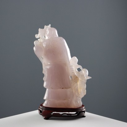 Immortal Shoulao in Rose Quartz