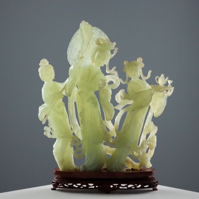 Serpentine Stone Guanyin