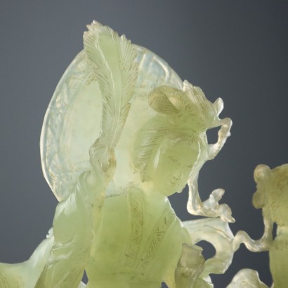 Serpentine Stone Guanyin