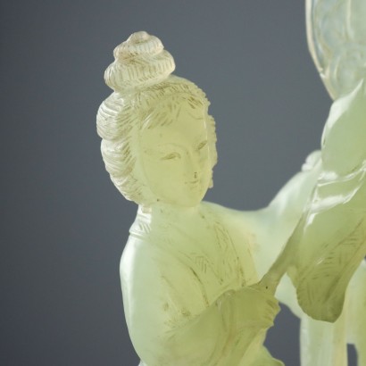 Serpentine Stone Guanyin