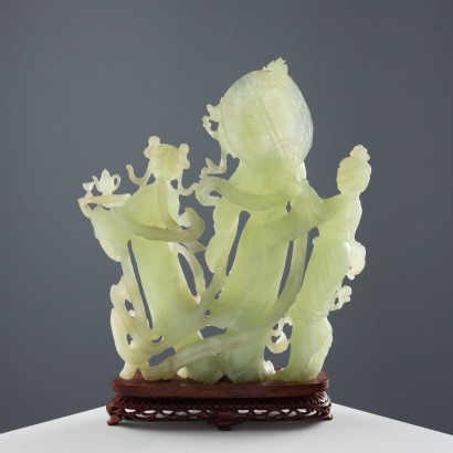 Serpentine Stone Guanyin