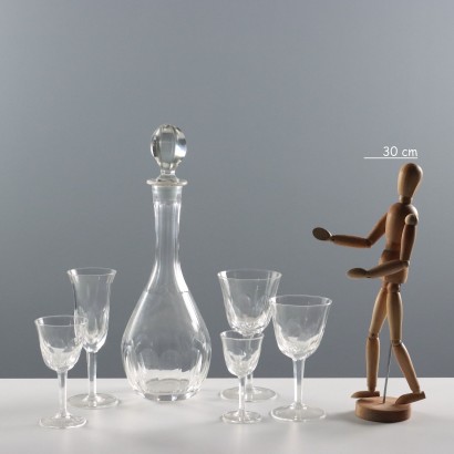 Juego de vasos de cristal