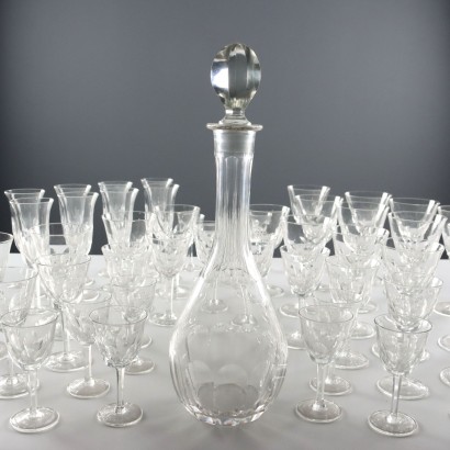 Juego de vasos de cristal