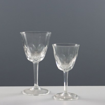 Juego de vasos de cristal