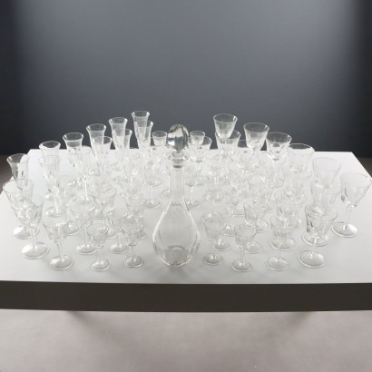 Juego de vasos de cristal