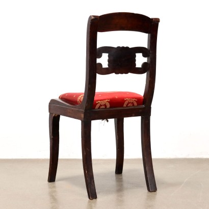 CHAIRS, Pair of Directoire Walnut Chairs