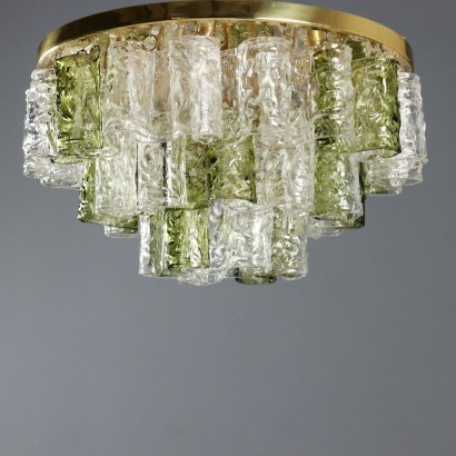 CHANDELIER, Chandelier with Glass Leaves