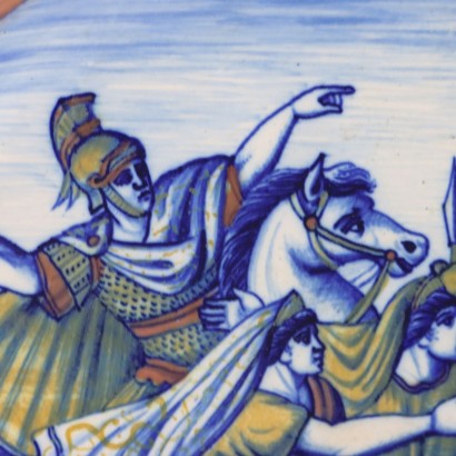 Piatto da Parata in Maiolica Dipinta a