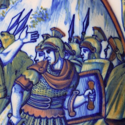 Piatto da Parata in Maiolica Dipinta a