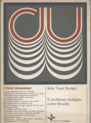 Il problema teologico come filosofia