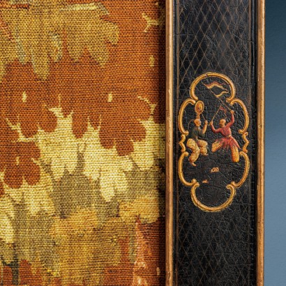 Paravento laccato Cina,Paravento alla Chinoiserie