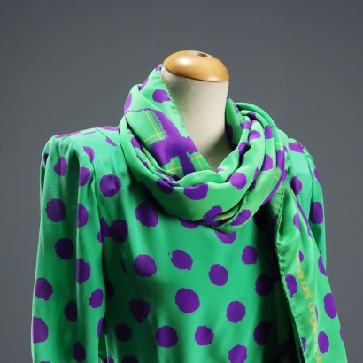 Ungaro Vintage Silk Dress with Foula