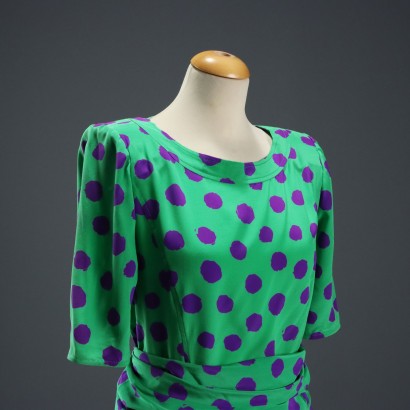 Ungaro Vintage Silk Dress with Foula