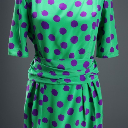 Ungaro Vintage Silk Dress with Foula