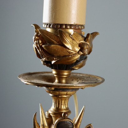 Par de candelabros de bronce bruñido,Par de candelabros de bronce bruñido,Par de candelabros de bronce bruñido