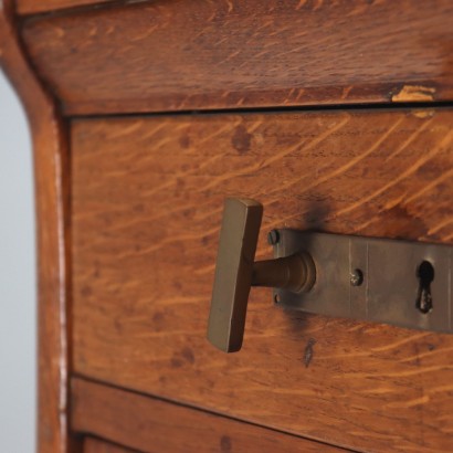 schedario,Cassettiera da Archivio in Rovere