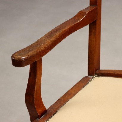 Chaise de bureau pivotante en chêne