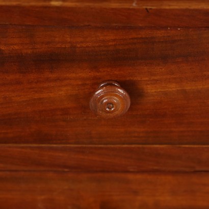 Mesa de centro, mesa de centro con listones de caoba