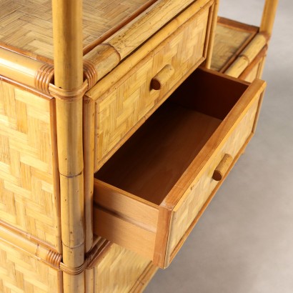 1980s Bamboo Bookcase, 1980s Bamboo Bookcase, 1980s Bamboo Bookcase, 1980s Bamboo Bookcase, 1980s Bamboo Bookcase
