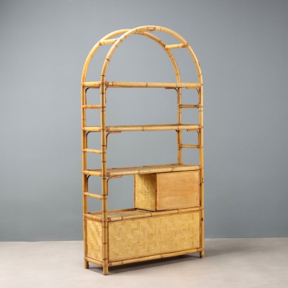 1980s Bamboo Bookcase, 1980s Bamboo Bookcase, 1980s Bamboo Bookcase, 1980s Bamboo Bookcase, 1980s Bamboo Bookcase