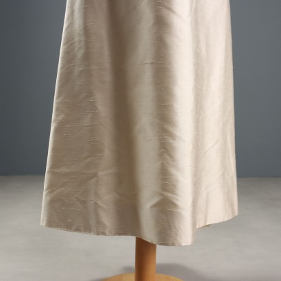 Weißes Vintage Abendkleid