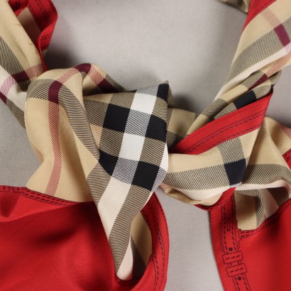 Burberry Check Print Scarf