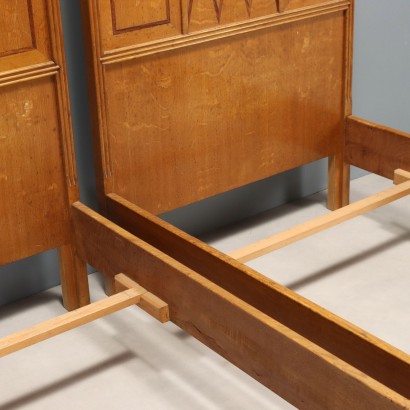 Coppia di Letti Anni 40-50,Coppia di Letti Anni 40-50,Coppia di Letti Anni 40-50