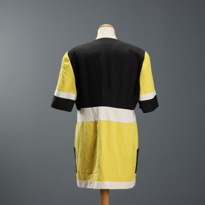 Veste vintage en soie et lin Erreuno