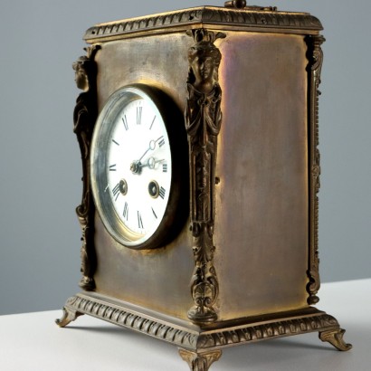 Horloge de table en bronze
