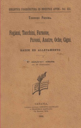 Fagiani, tacchini, faraone, pavoni, anatre, oche, cigni