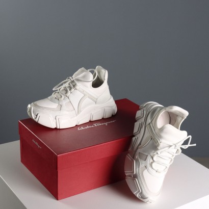 Ferragamo White Sneakers