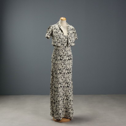 Vestido vintage Gori con bolero
