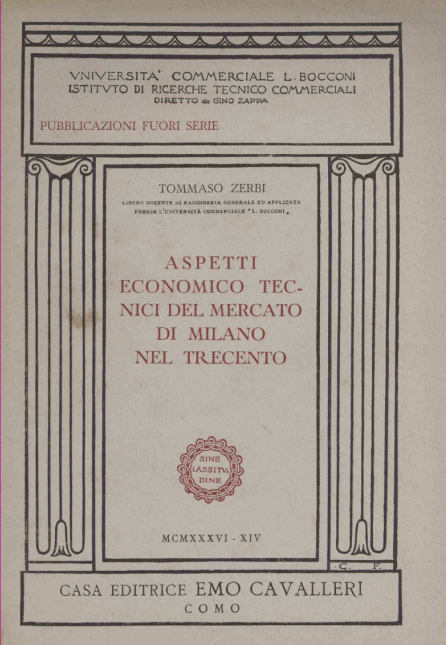 Aspetti economico tecnici del mercato di