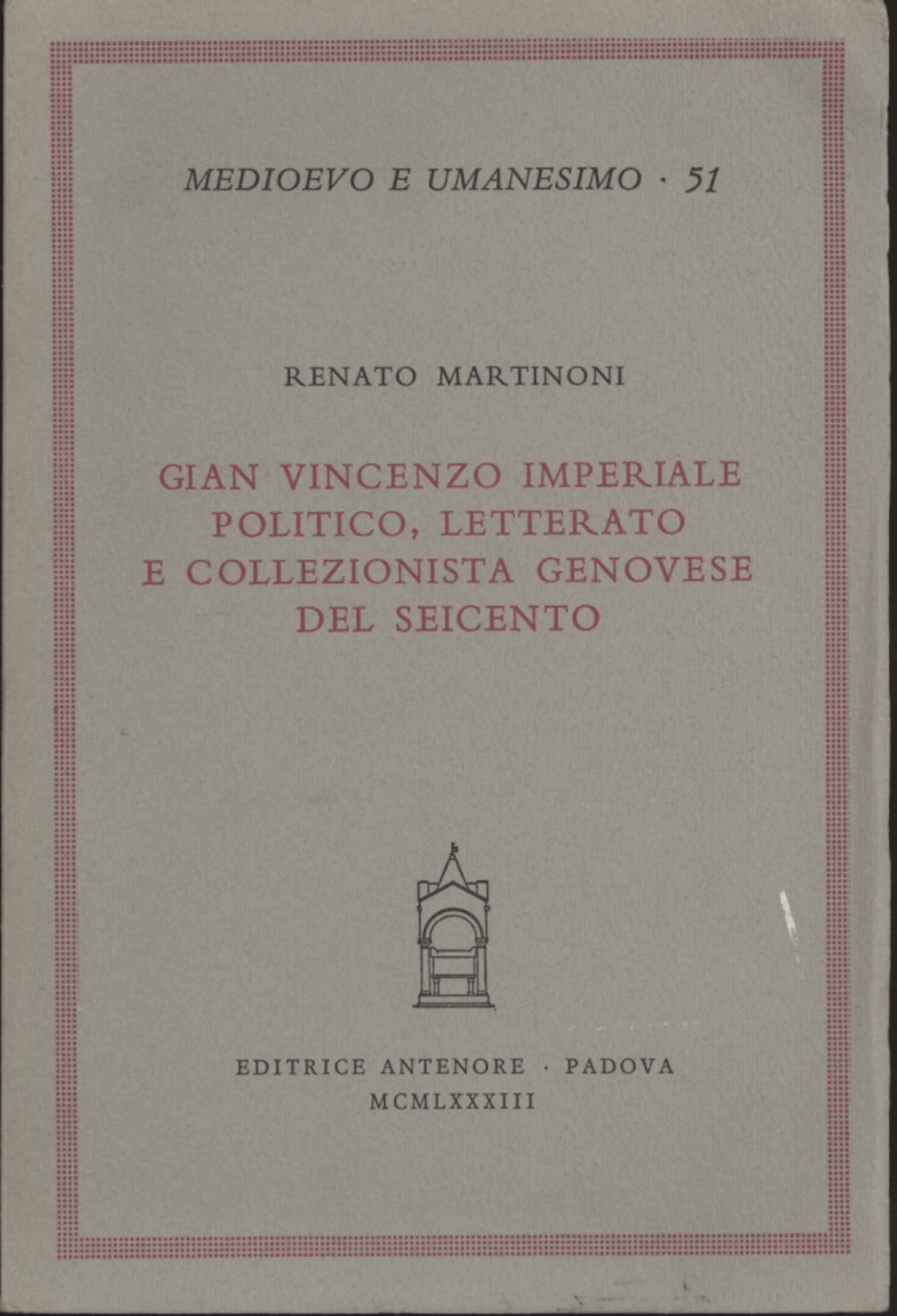 Gian Vincenzo imperial politician literary
