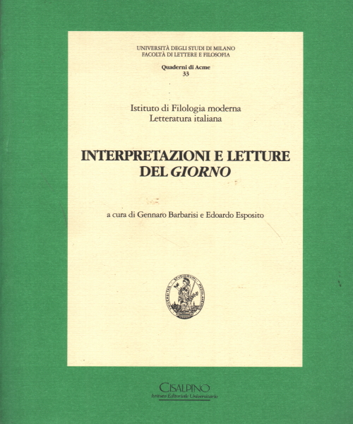 Interpretazioni e letture del giorno