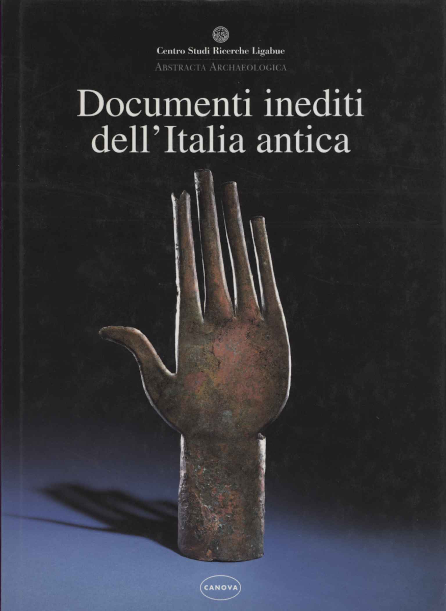 Documenti inediti dell'Italia ant