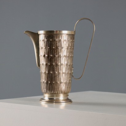 Jarra de plata fabricada por Silva Milano