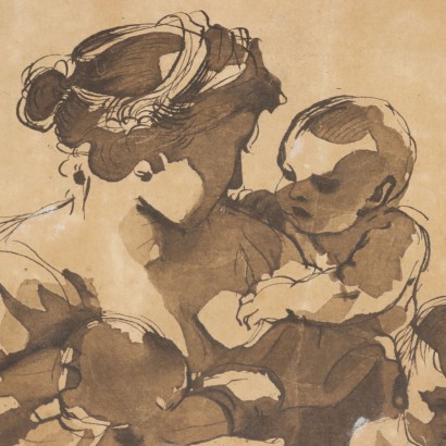 Gravur auf Papier, Charity