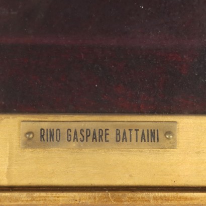 Gemälde von Rino Gaspare Battaini, Stillleben mit Krug und Trauben, Rino Gaspare Battaini, Rino Gaspare Battaini, Rino Gaspare Battaini