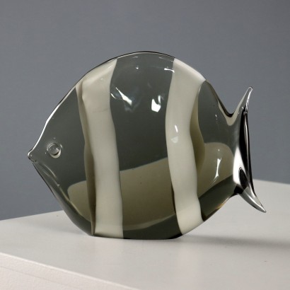 Pesce Scultura in Vetro Manifattura Seguso