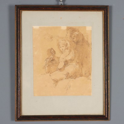 Disegno di Giuseppe Bernardino Bison