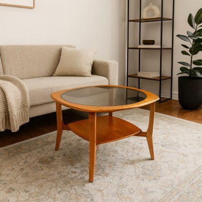 Coffee table n54, Vintage English coffee table from the 1960s, Vintage English coffee table from the 1960s, Vintage English coffee table from the 1960s