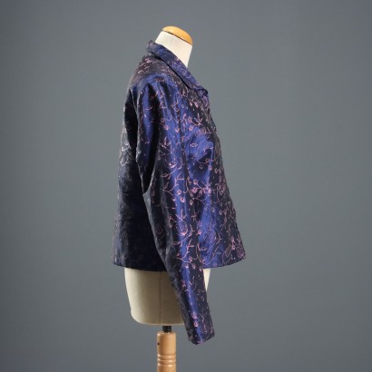 Aspesi Blaue Seidenjacke