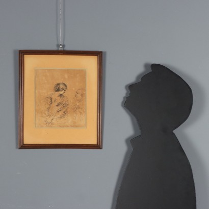 Kupferstich auf Papier, Die Heilige Familie
