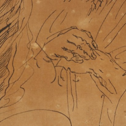 Kupferstich auf Papier, Die Heilige Familie