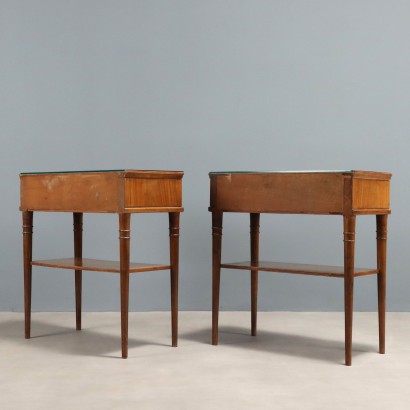 Two 1950s bedside tables