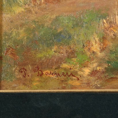 Dipinto di Pietro Barucci ,Scena campestre con figure,Pietro Barucci,Pietro Barucci,Pietro Barucci,Pietro Barucci