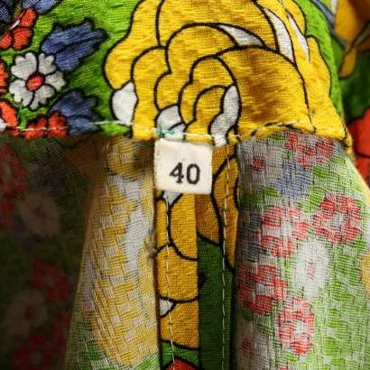 Veste fleurie des années 60